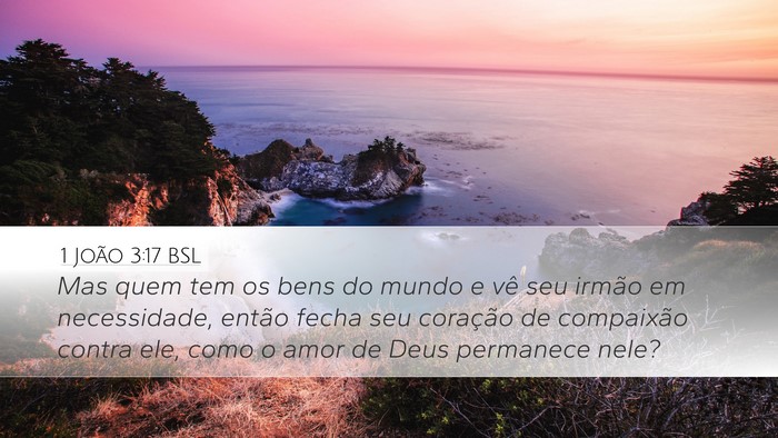 1 João 3:17 BSL Bible Verse Image