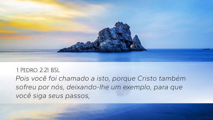 1 Pedro 2:21 BSL Bible Verse Image