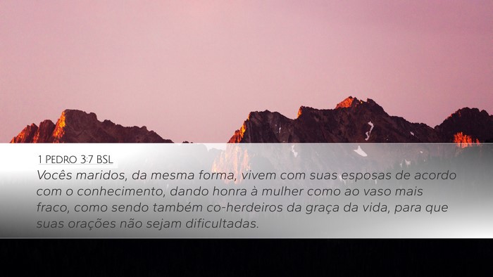 1 Pedro 3:7 BSL Bible Verse Image
