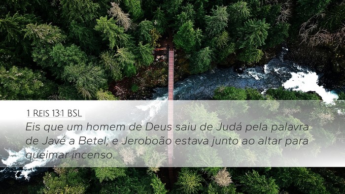 1 Reis 13:1 BSL Bible Verse Image