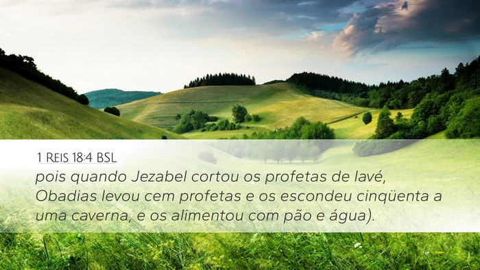 1 Reis 18:4 BSL Bible Verse Image