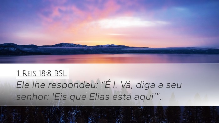 1 Reis 18:8 BSL Bible Verse Image