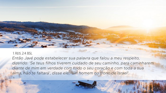 1 Reis 2:4 BSL Bible Verse Image