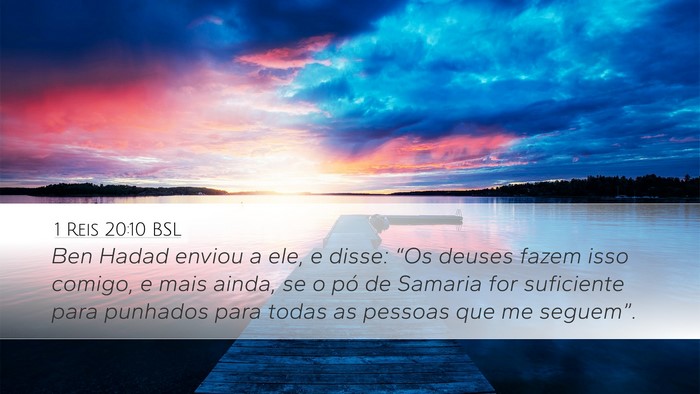 1 Reis 20:10 BSL Bible Verse Image