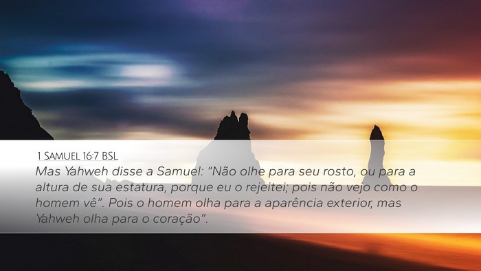 1 Samuel 16:7 BSL Bible Verse Image