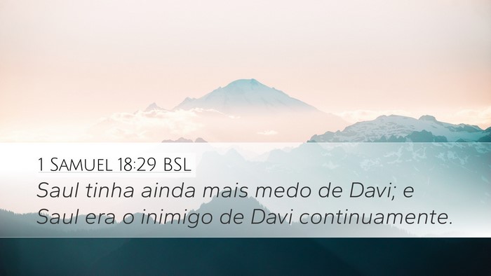 1 Samuel 18:29 BSL Bible Verse Image