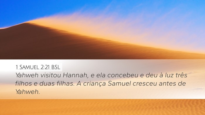 1 Samuel 2:21 BSL Bible Verse Image