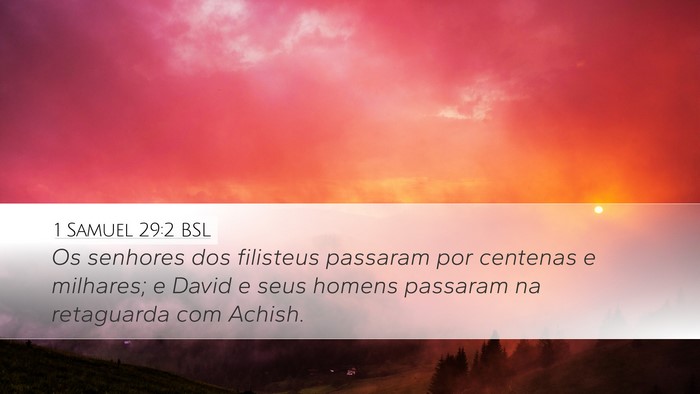 1 Samuel 29:2 BSL Bible Verse Image