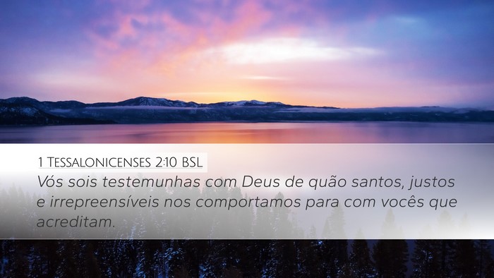 1 Tessalonicenses 2:10 BSL Bible Verse Image