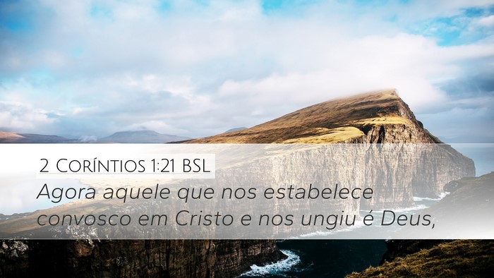 2 Coríntios 1:21 BSL Bible Verse Image