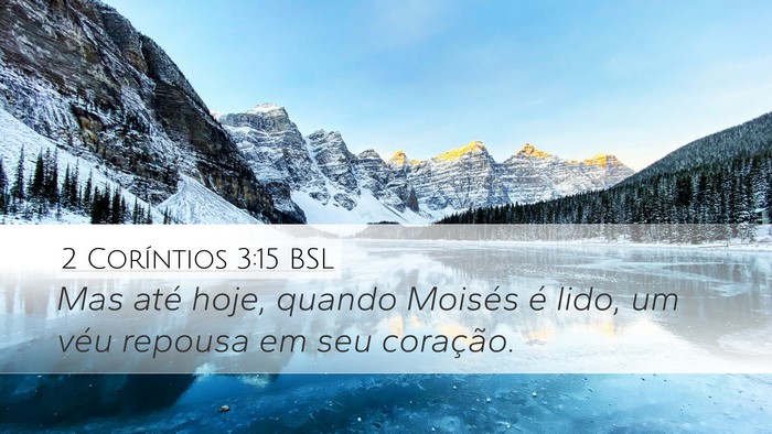 2 Coríntios 3:15 BSL Bible Verse Image