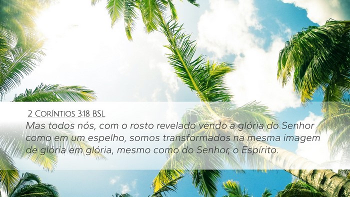 2 Coríntios 3:18 BSL Bible Verse Image