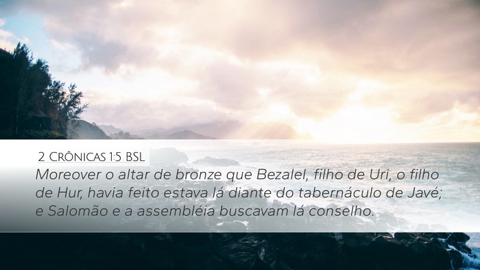 2 Crônicas 1:5 BSL Bible Verse Image