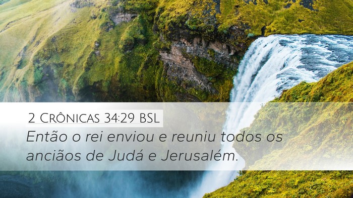 2 Crônicas 34:29 BSL Bible Verse Image
