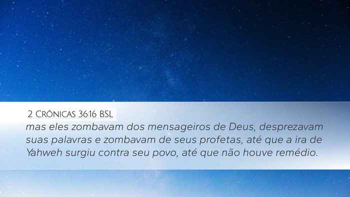 2 Crônicas 36:16 BSL Bible Verse Image