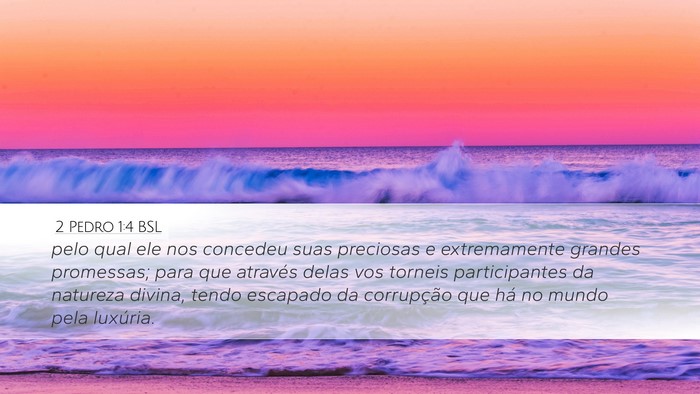 2 Pedro 1:4 BSL Bible Verse Image