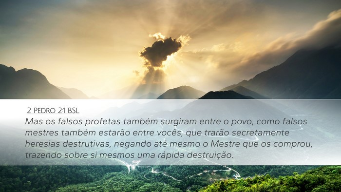 2 Pedro 2:1 BSL Bible Verse Image