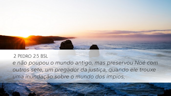 2 Pedro 2:5 BSL Bible Verse Image