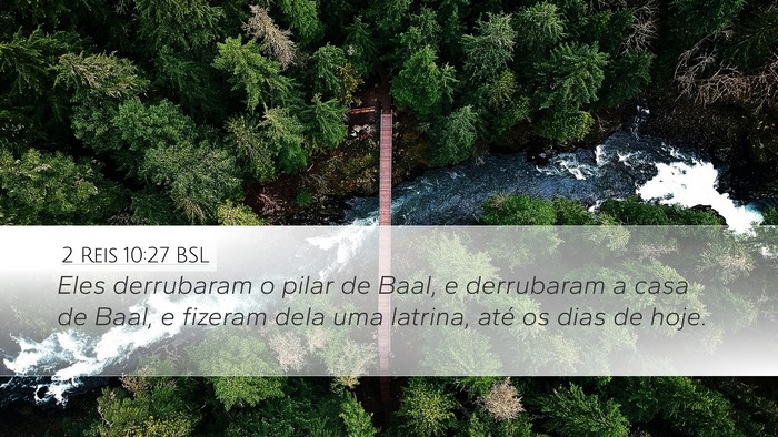2 Reis 10:27 BSL Bible Verse Image