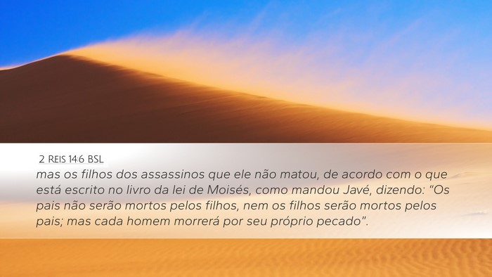 2 Reis 14:6 BSL Bible Verse Image