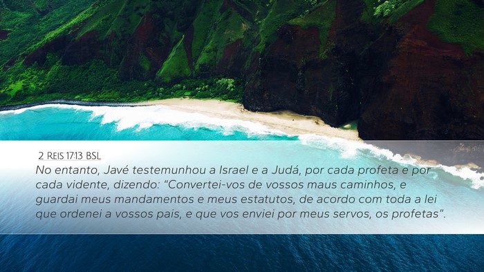 2 Reis 17:13 BSL Bible Verse Image