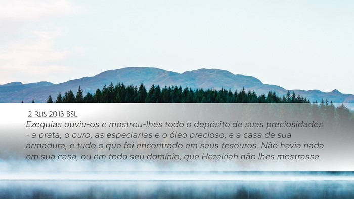 2 Reis 20:13 BSL Bible Verse Image