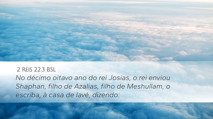 2 Reis 22:3 BSL Bible Verse Image