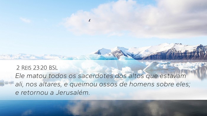2 Reis 23:20 BSL Bible Verse Image