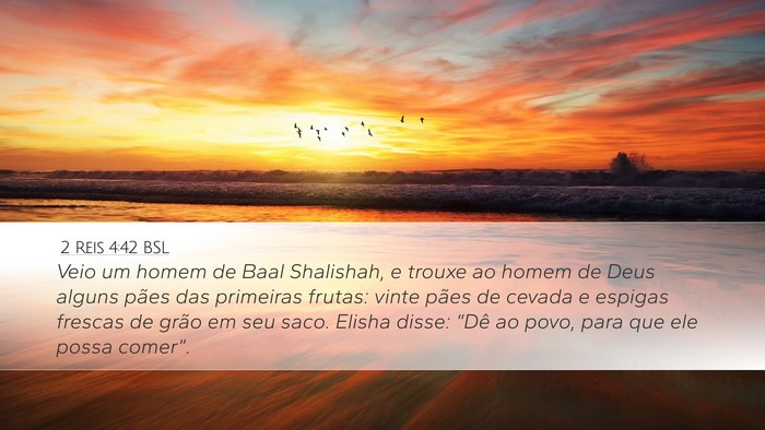 2 Reis 4:42 BSL Bible Verse Image