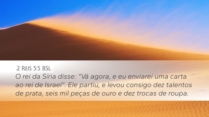 2 Reis 5:5 BSL Bible Verse Image