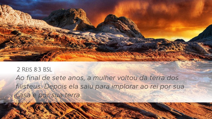2 Reis 8:3 BSL Bible Verse Image