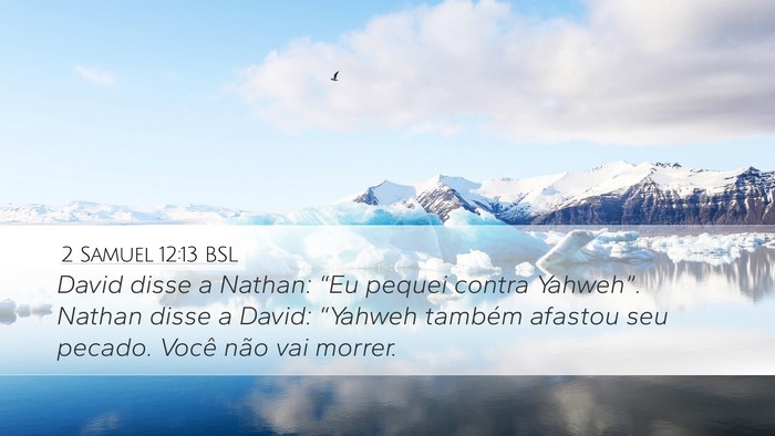 2 Samuel 12:13 BSL Bible Verse Image