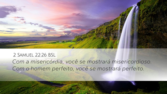 2 Samuel 22:26 BSL Bible Verse Image