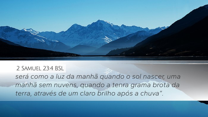 2 Samuel 23:4 BSL Bible Verse Image
