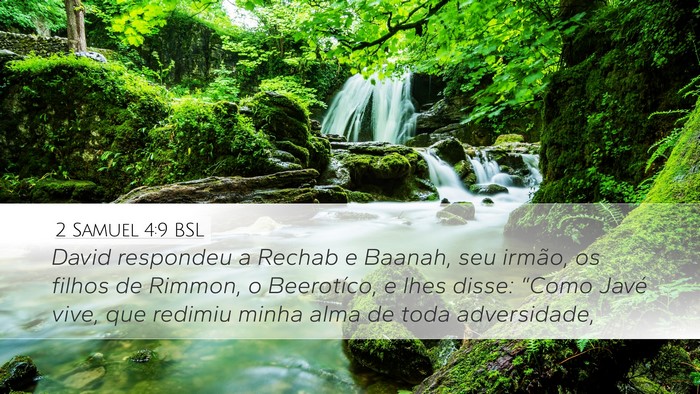 2 Samuel 4:9 BSL Bible Verse Image