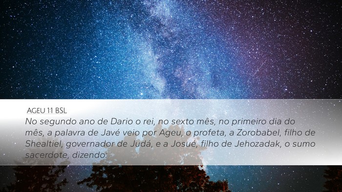 Ageu 1:1 BSL Bible Verse Image