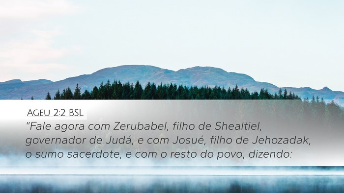 Ageu 2:2 BSL Bible Verse Image