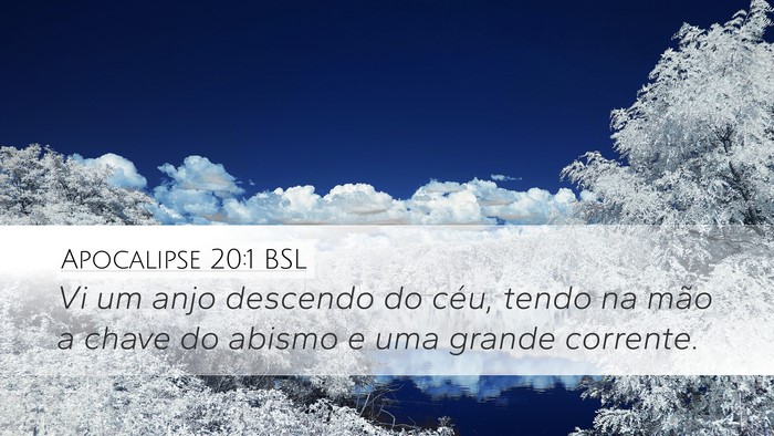 Apocalipse 20:1 BSL Bible Verse Image