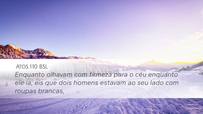 Atos 1:10 BSL Bible Verse Image