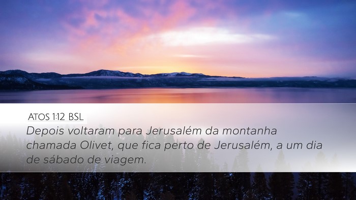 Atos 1:12 BSL Bible Verse Image