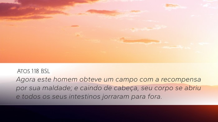 Atos 1:18 BSL Bible Verse Image