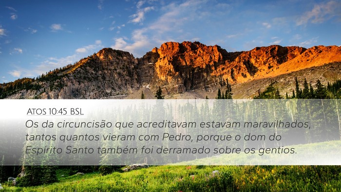 Atos 10:45 BSL Bible Verse Image