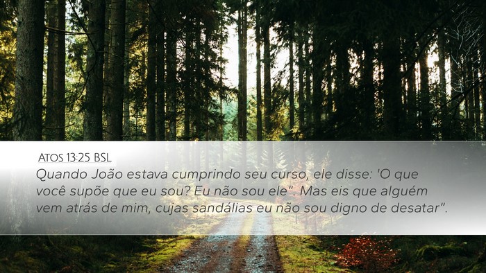 Atos 13:25 BSL Bible Verse Image