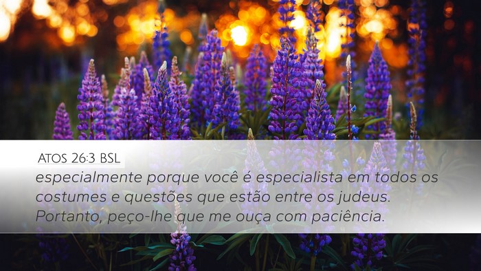 Atos 26:3 BSL Bible Verse Image