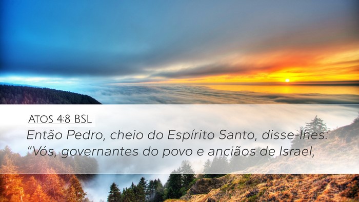 Atos 4:8 BSL Bible Verse Image