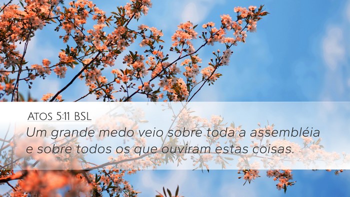 Atos 5:11 BSL Bible Verse Image