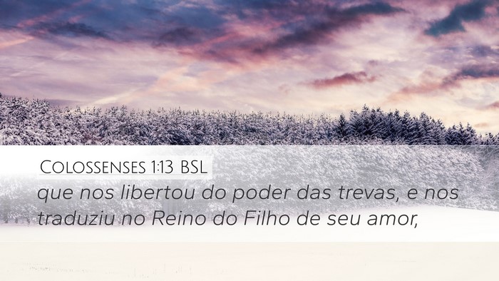 Colossenses 1:13 BSL Bible Verse Image
