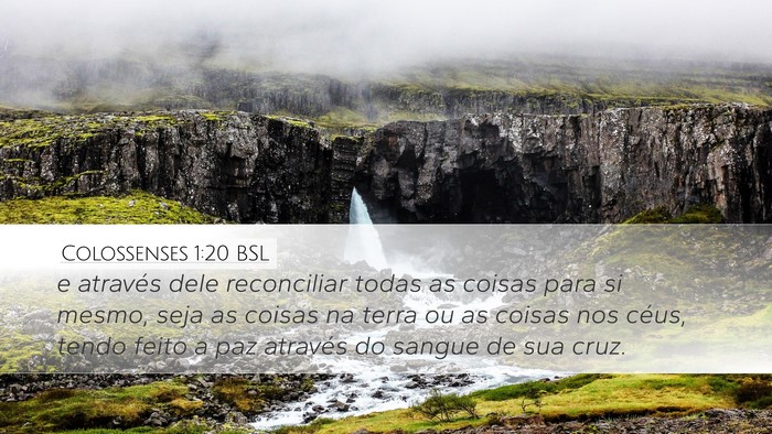 Colossenses 1:20 BSL Bible Verse Image