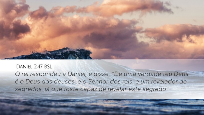 Daniel 2:47 BSL Bible Verse Image