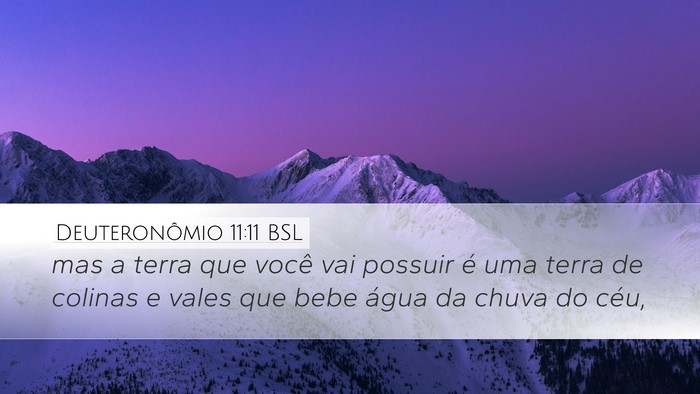 Deuteronômio 11:11 BSL Bible Verse Image